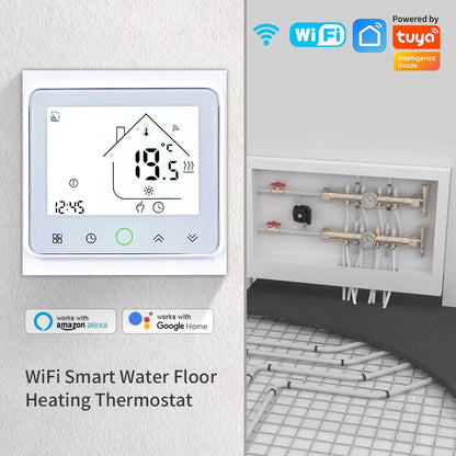 Tuya Smart Life Wifi Room Thermostat Electric Floor/Water Heating/Gas Boiler Temperature Controller for Alice Alexa Google Home