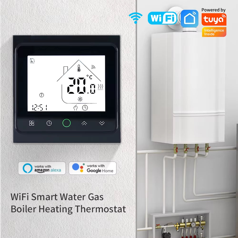 Tuya Smart Life Wifi Room Thermostat Electric Floor/Water Heating/Gas Boiler Temperature Controller for Alice Alexa Google Home