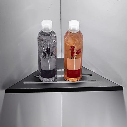 Bathroom Shelf Corner Shower Shelf No Drilling 304 Stainless Steel Corner Organizer Storage Heavy-Duty Hollow Shampoo Rack