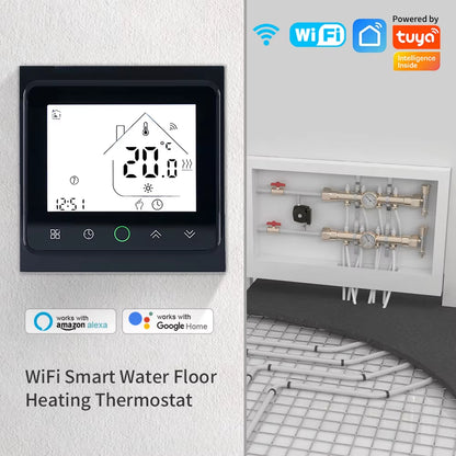 Tuya Smart Life Wifi Room Thermostat Electric Floor/Water Heating/Gas Boiler Temperature Controller for Alice Alexa Google Home